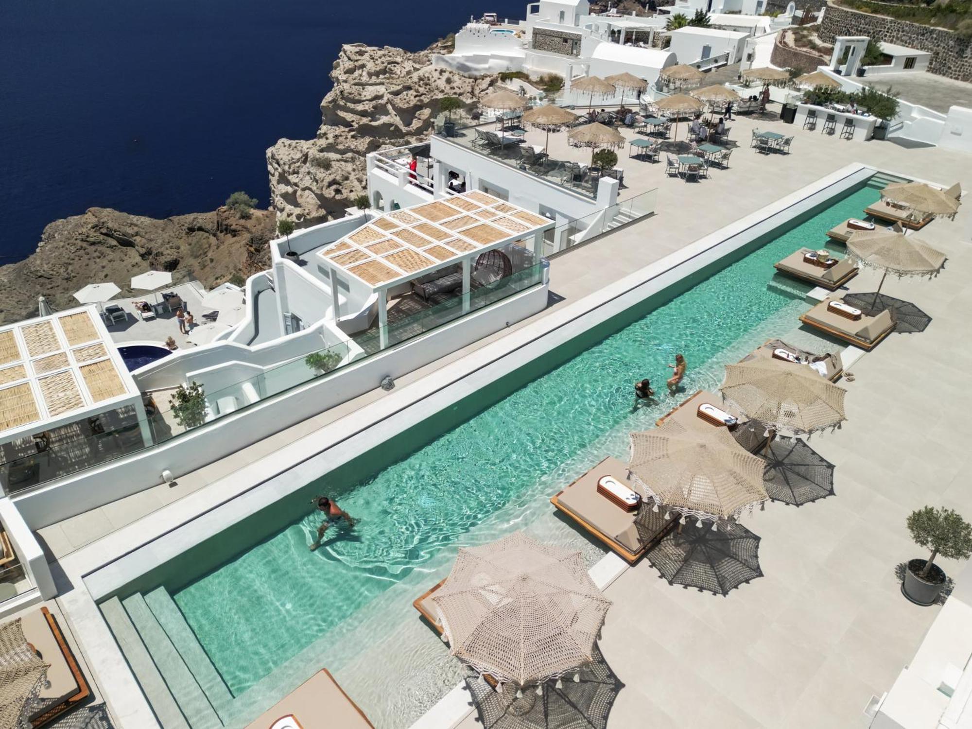 Apeiron Blue Santorini - Sustainable Adults Only 14 Plus Fira  Luaran gambar