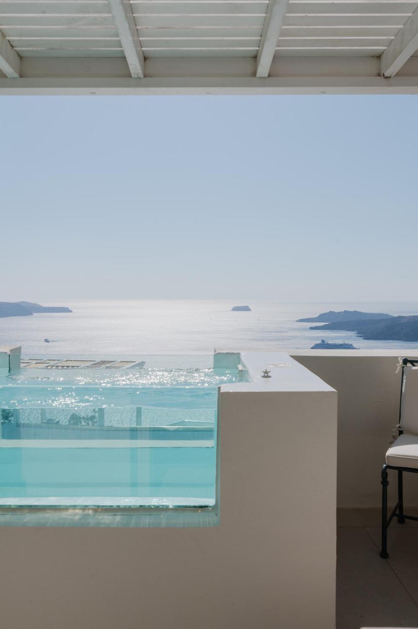 Apeiron Blue Santorini - Sustainable Adults Only 14 Plus Fira  Luaran gambar